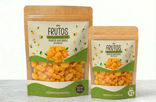 Pasas de Uvas Rubias sin Semillas